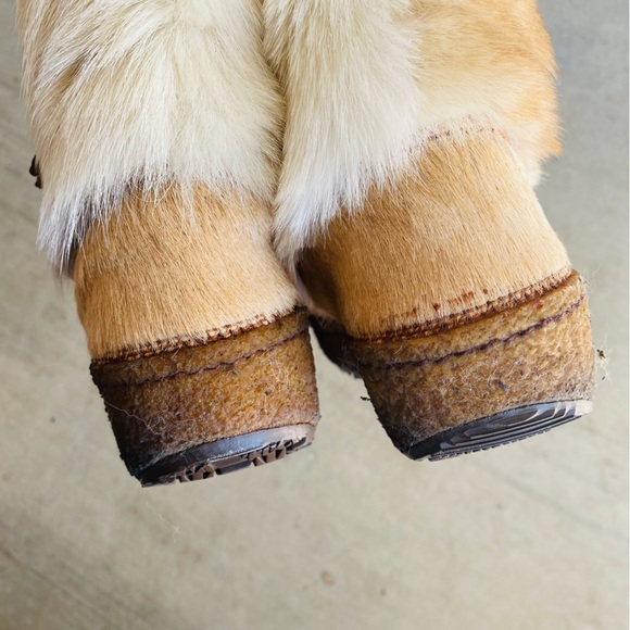 TECNICA | Brown Fur Leather Winter Boots 37 - Picture 7 of 12